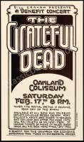 1979 Grateful Dead Oakland Poster