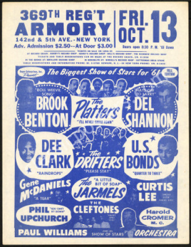 1961 Biggest Show of Stars Handbill