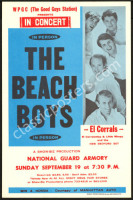 1965 Beach Boys Washington D.C. Handbill