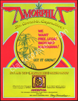 Scarce Signed Amorphia Poster