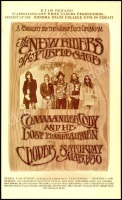 Interesting 1974 Commander Cody Sonoma State Poster