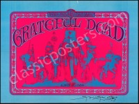 Scarce Signed Grateful Dead Warner Brothers Poster
