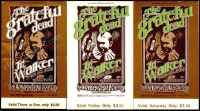 Scarce BG-176 Grateful Dead Ticket Set