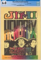Gorgeous Signed AOR 3.16 Jimi Hendrix Handbill
