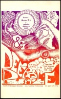 Deep Purple Santa Clara Handbill
