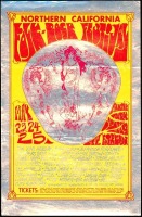 Scarce Foil Northern California Folk Rock Handbill