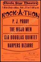Rare 1967 Circle Star Theatre Handbill