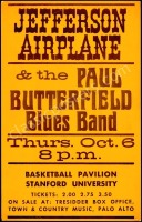 Astounding 1966 Jefferson Airplane Poster