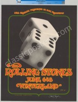 Elusive Signed Original BG-289 Rolling Stones Poster