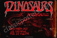 Band-Signed Dinosaurs Poster