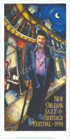 1998 New Orleans Jazz Festival Poster