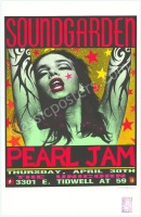 Popular Signed Soundgarden Pearl Jam Poster