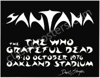 Interesting Santana, The Who, and Grateful Dead Art