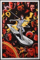 Red Variant Silver Starman Poster