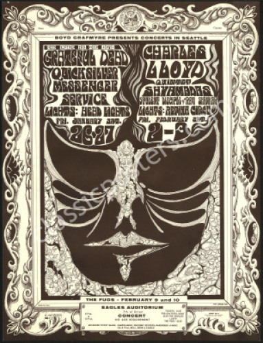 First Public Offeringâ€šÃ„Ã®Grateful Dead Eagles Auditorium Poster