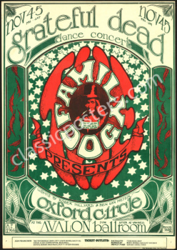 Original FD-33 Grateful Dead Poster