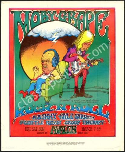 Interesting AOR 2.29 Moby Grape Avalon Poster