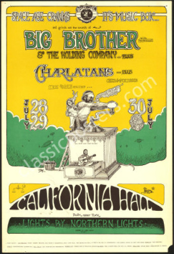 Scarce AOR 2.139 Big Brother California Hall Poster