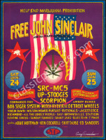 Rare Signed AOR 4.193 Grande Ballroom Free John Sinclair Poster