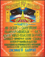 Colorful Cincinnati Pop Festival Poster