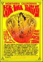 1969 Northern California Folk Rock Festival Poster
