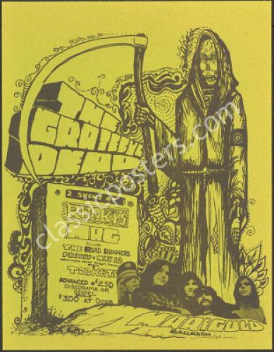 Popular Grateful Dead Fresno Handbill