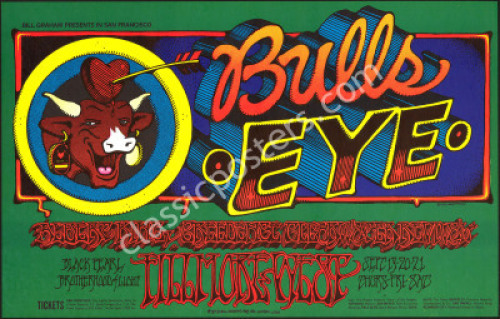 Superb Original BG-137 Bullseye Poster