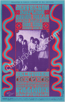 Beautiful Signed BG-42 Jefferson Airplane Poster