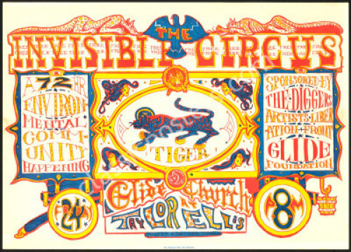 Scarce Invisible Circus Diggers Poster and Handbill