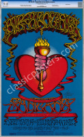 Superb Signed BG-136 Heart and Torch Poster