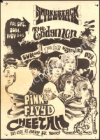 Marvelous 1967 Pink Floyd Cheetah Club Handbill