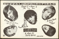 Elusive Buffalo Springfield Cheetah Club Handbill