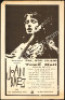 Dazzling 1961 Joan Baez Town Hall Handbill