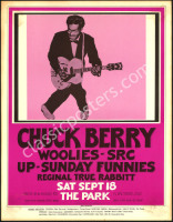 Rare Signed Chuck Berry Poster from The Park