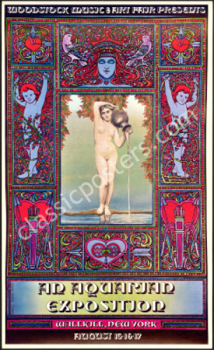 Near Mint AOR 3.2 Woodstock Poster