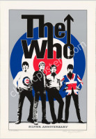 Lovely Signed The Who Silver Anniversary Poster
