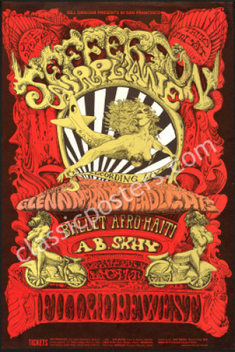 Popular BG-142 Jefferson Airplane Poster