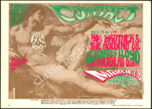 Original FD-52 Big Brother & The Holding Company Poster