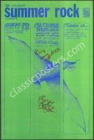 Scarce CCR-Signed Stanford Summer Rock Poster