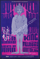 James Cotton-Signed Original BG-107 Poster