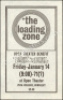 Rare Open Theater Benefit Handbill