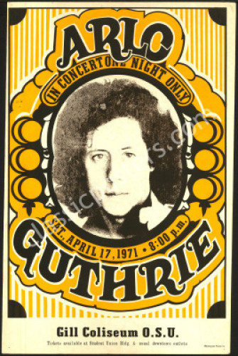 Arlo Guthrie Cardboard Poster