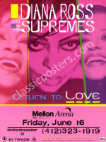 Scarce Diana Ross and The Supremes Poster