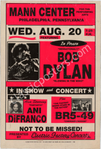 Huge Cardboard Bob Dylan Poster