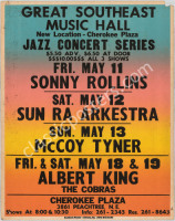 Large Cardboard Albert King Sun Ra Poster