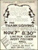 Richie Havens Thanksgiving Concert Special Poster