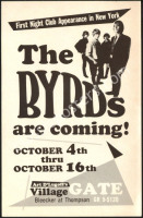 Scarce Byrds Village Gate Handbill