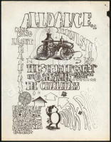 Rare 1966 All Dance Fillmore Handbill