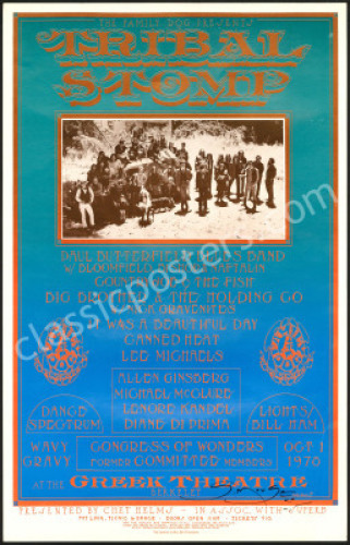 Signed 978 Tribal Stomp Poster