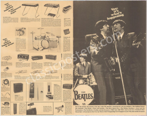 Interesting Beatles Vox Advertisement